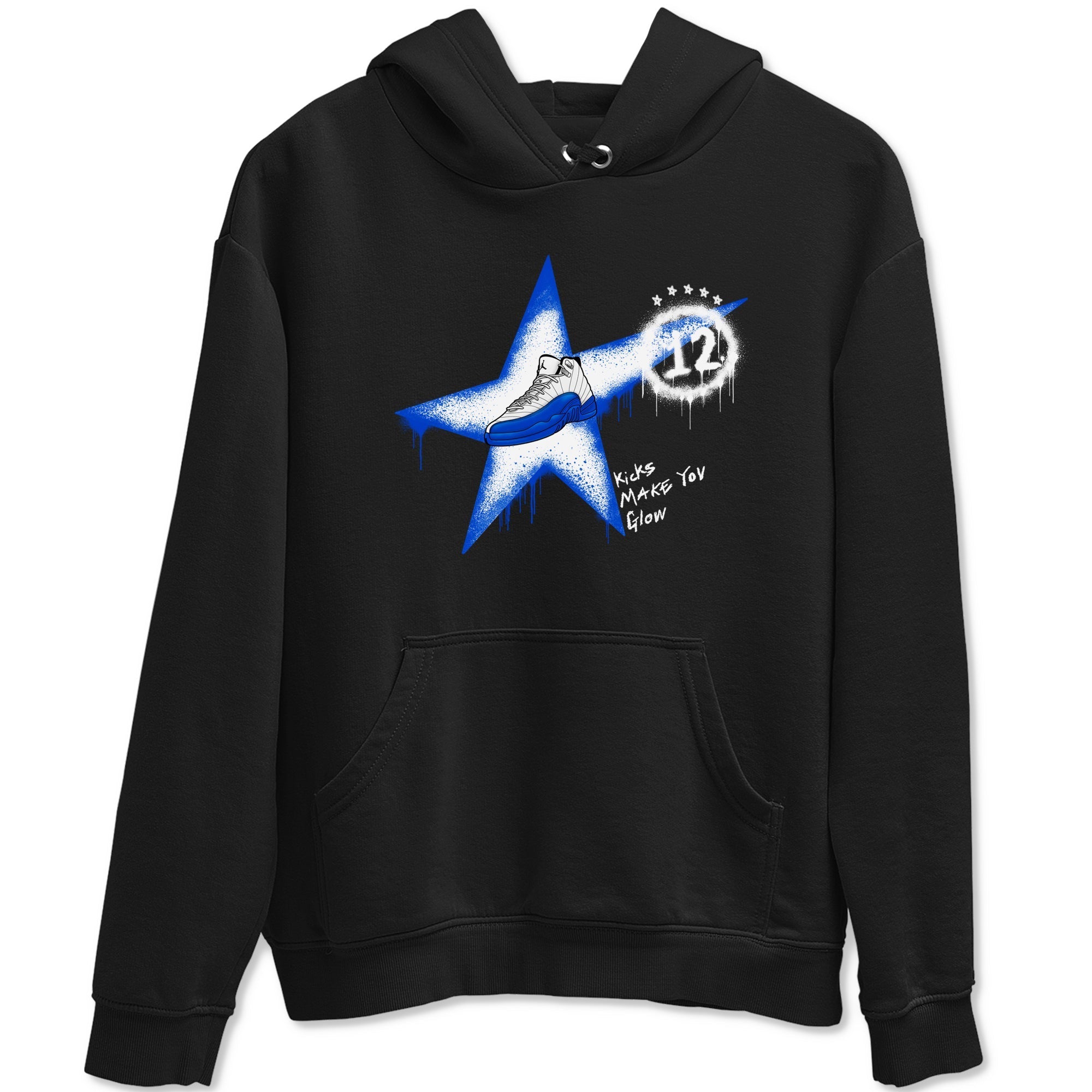 Kicks Make You Glow Sneaker Tees - Air Jordan 12 Blueberry