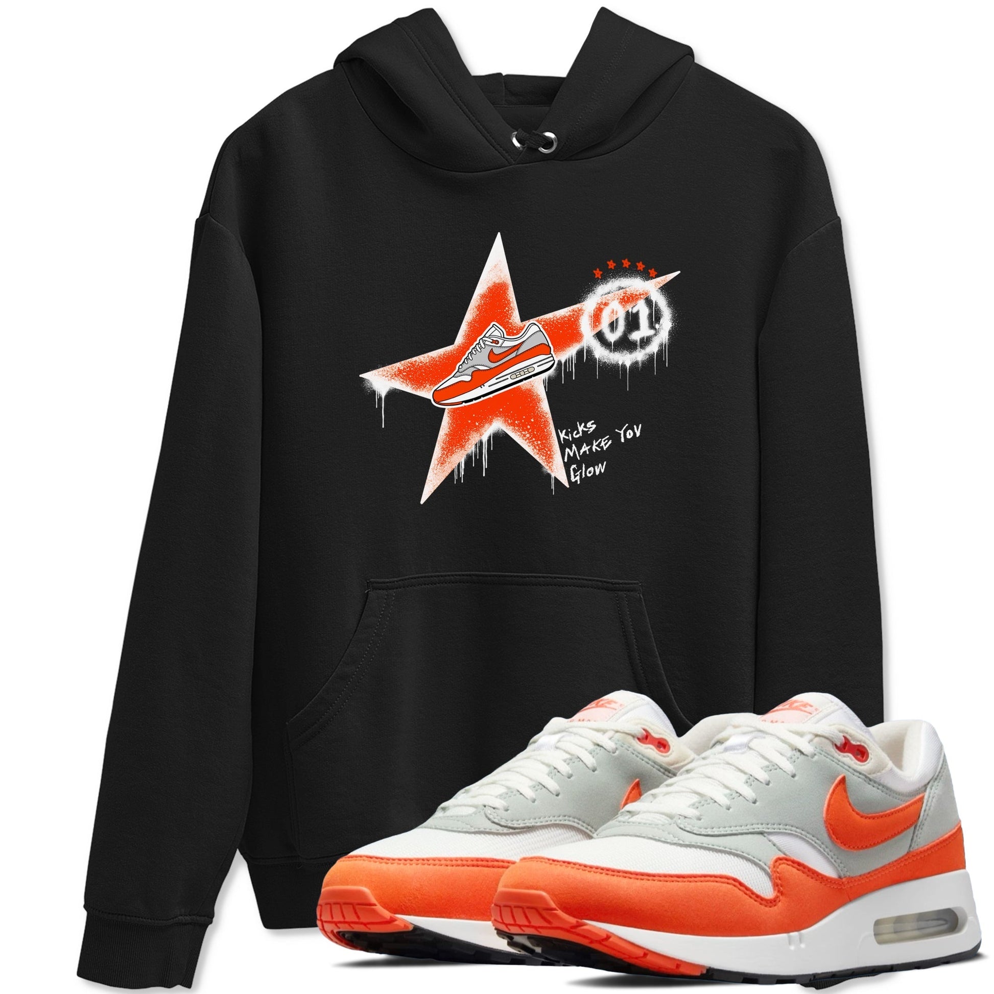 Kicks Make You Glow Sneaker Tees - Air Max 1 Cosmic Clay