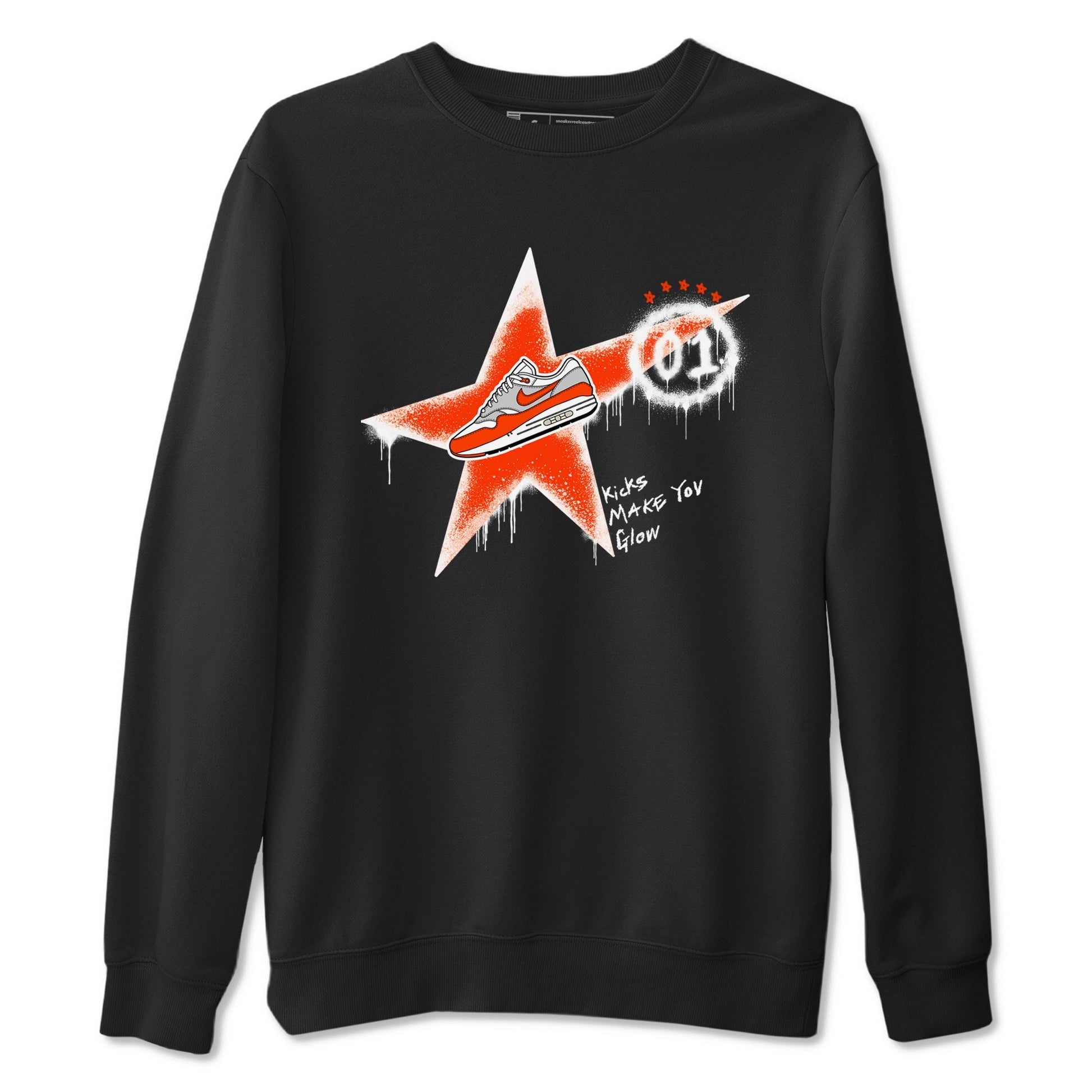 Kicks Make You Glow Sneaker Tees - Air Max 1 Cosmic Clay