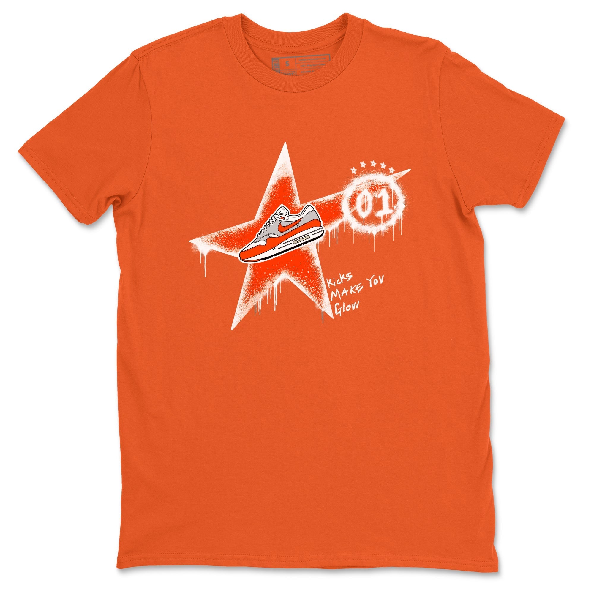 Kicks Make You Glow Sneaker Tees - Air Max 1 Cosmic Clay