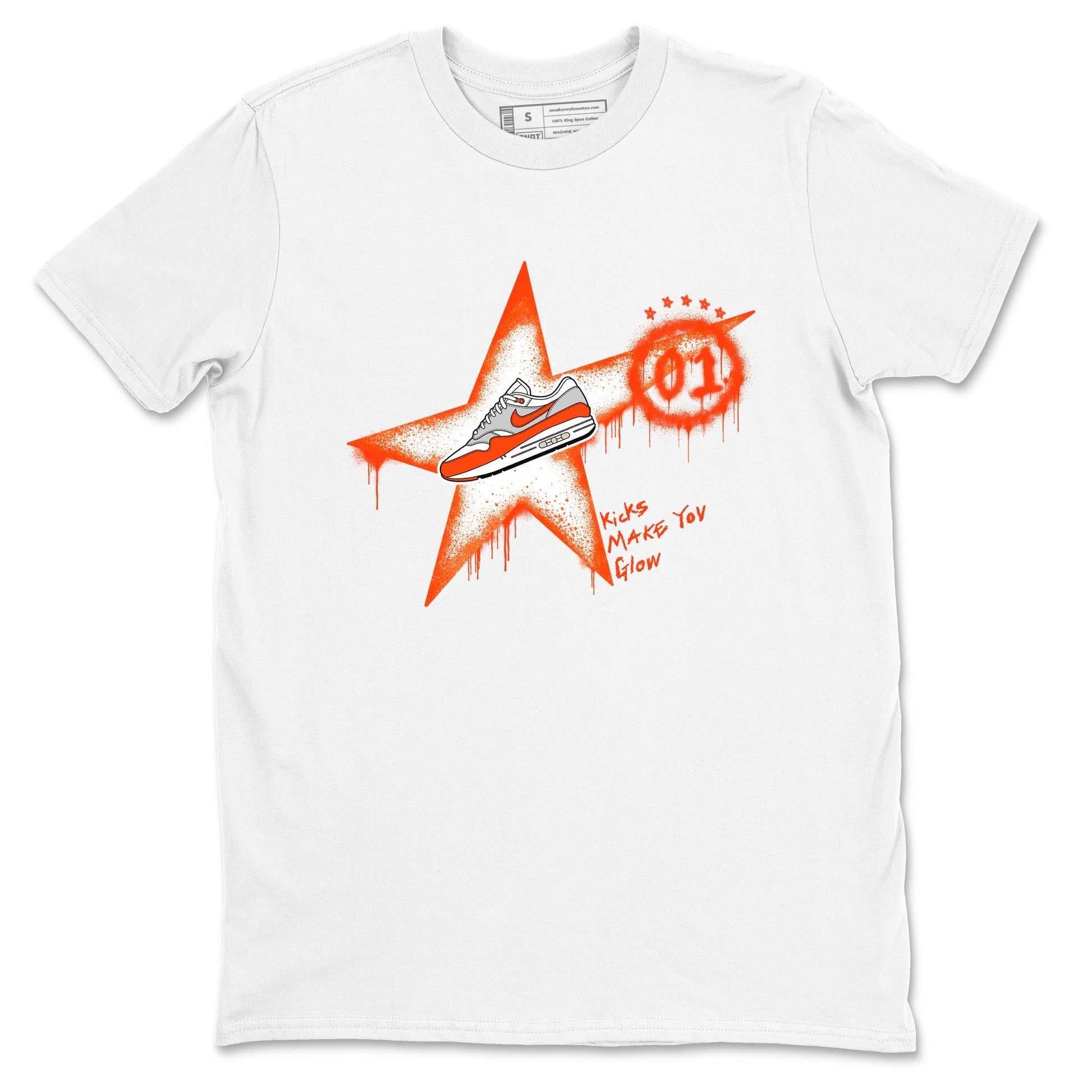 Kicks Make You Glow Sneaker Tees - Air Max 1 Cosmic Clay
