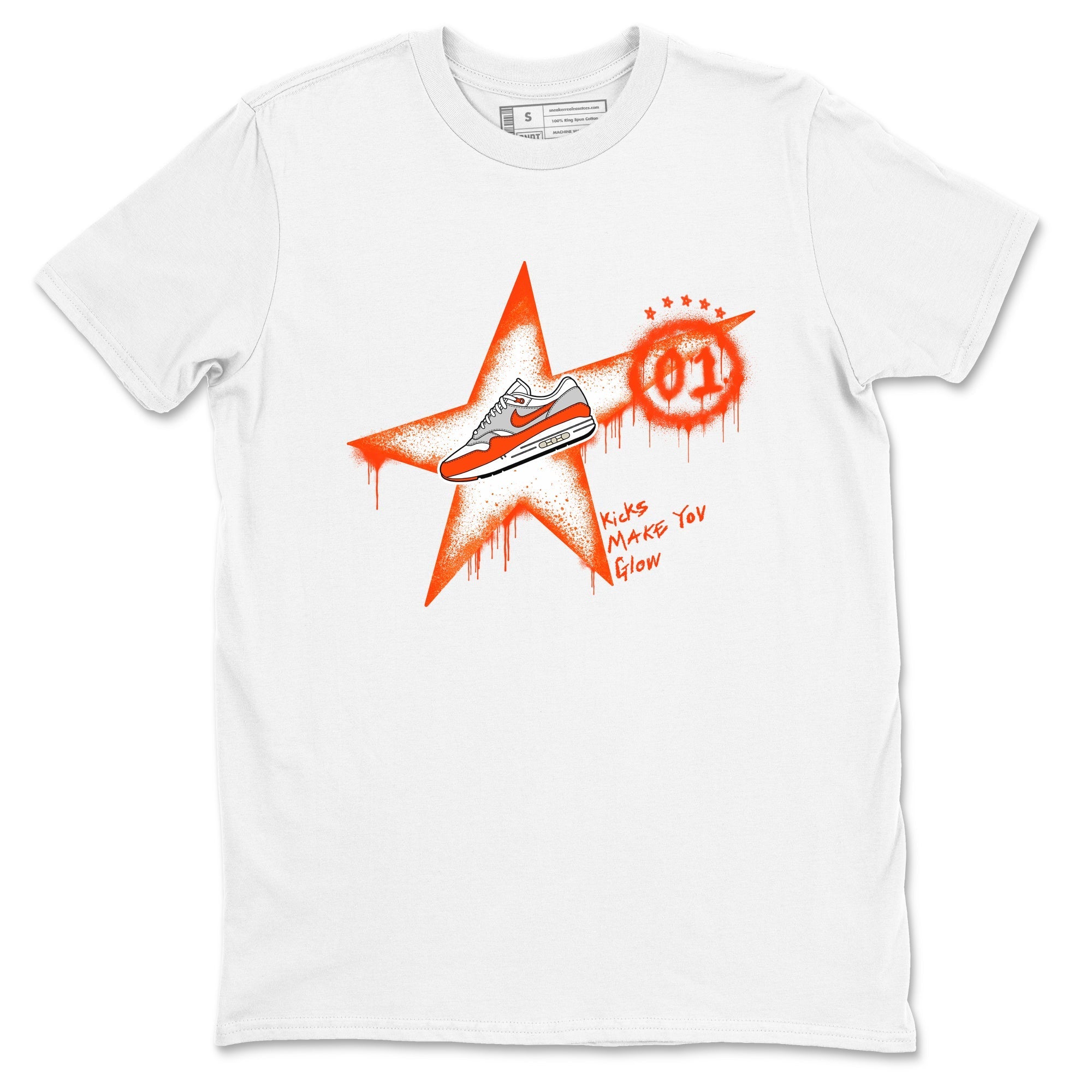 Kicks Make You Glow Sneaker Tees - Air Max 1 Cosmic Clay