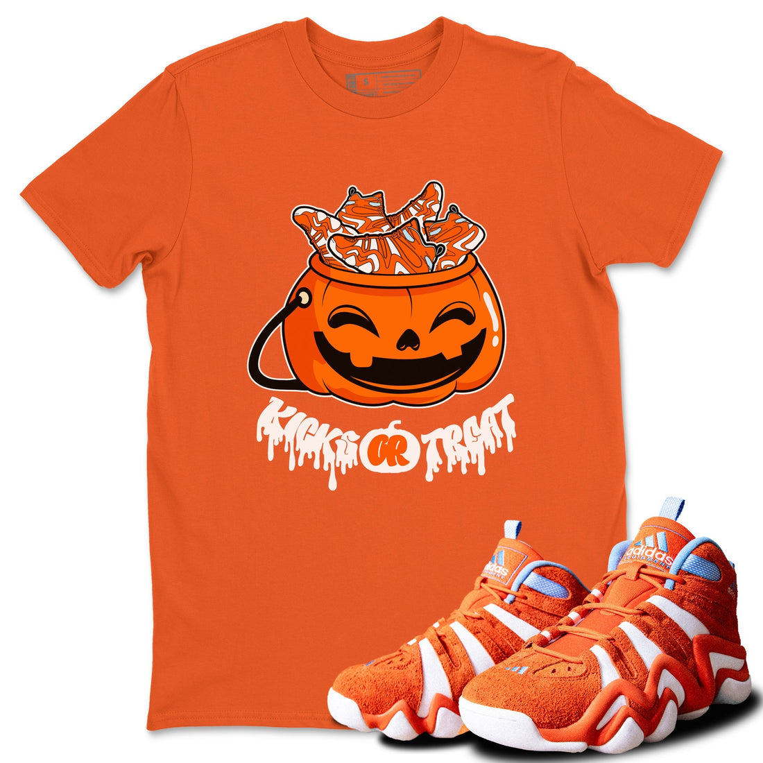 Kicks Or Treat Sneaker Tee - Crazy 8 Team Orange
