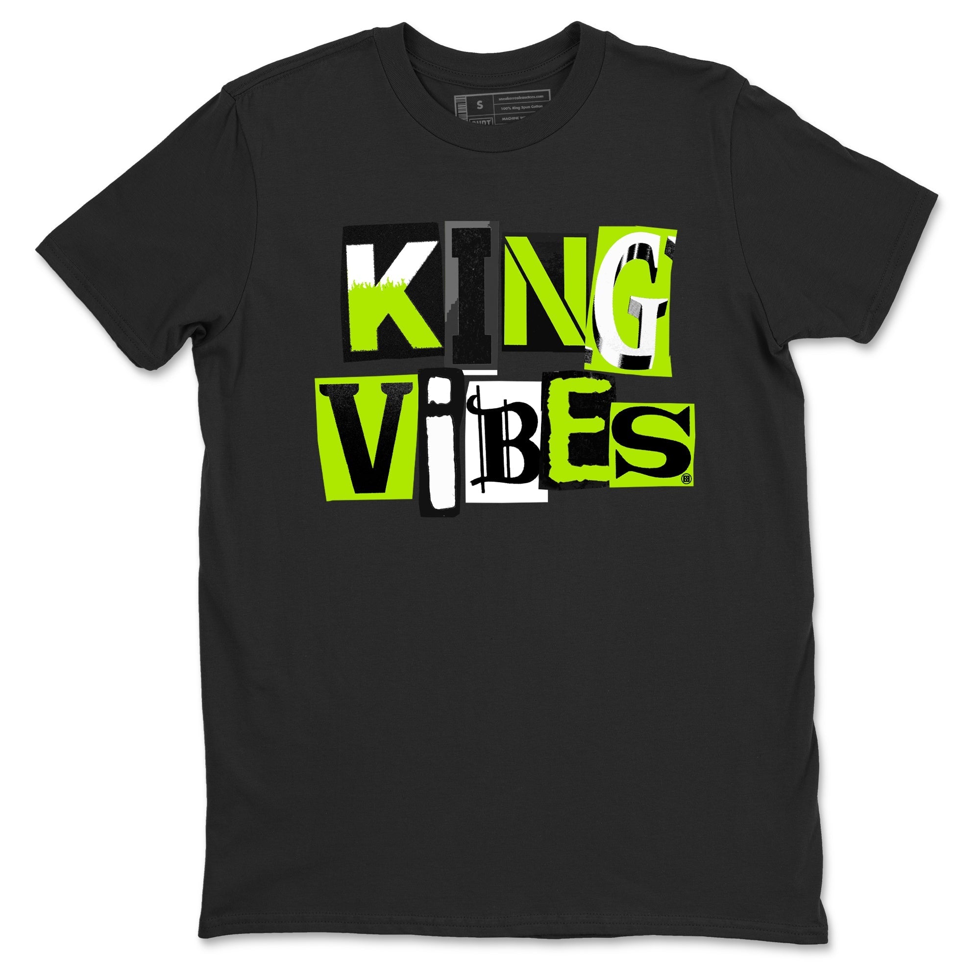 King Vibes Sneaker Tees - Air Foamposite One Black Volt