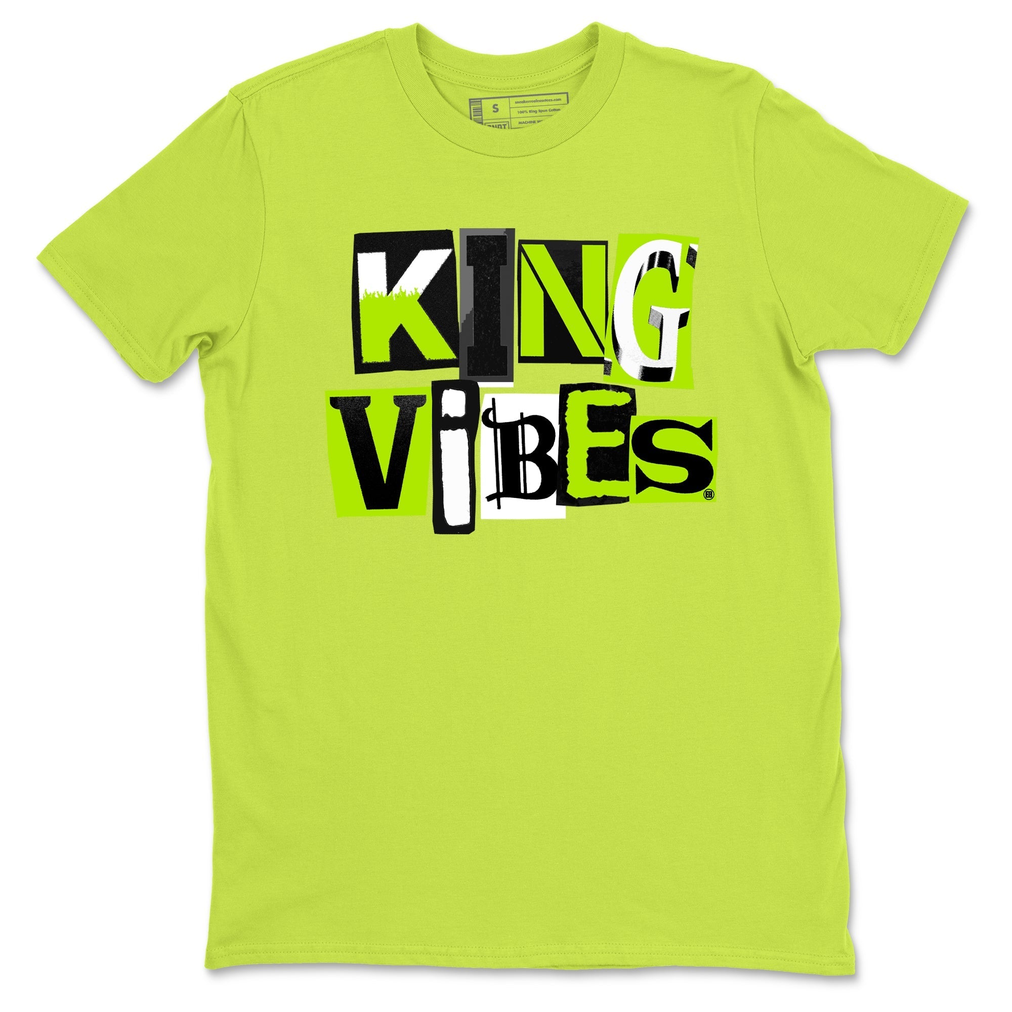 King Vibes Sneaker Tees - Air Foamposite One Black Volt