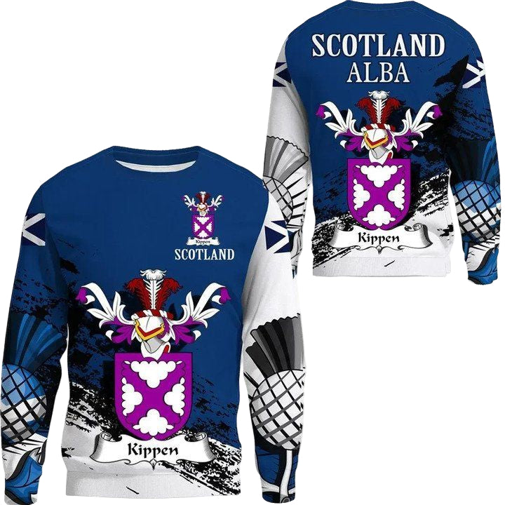 Kippen Scottish Family Crest Scotland Special Sweater A7 ? Usalast