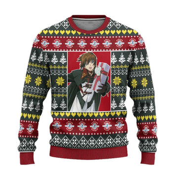 Kira Yamato Anime Ugly Christmas Sweater Custom Gundam Xmas Gift ? Usalast