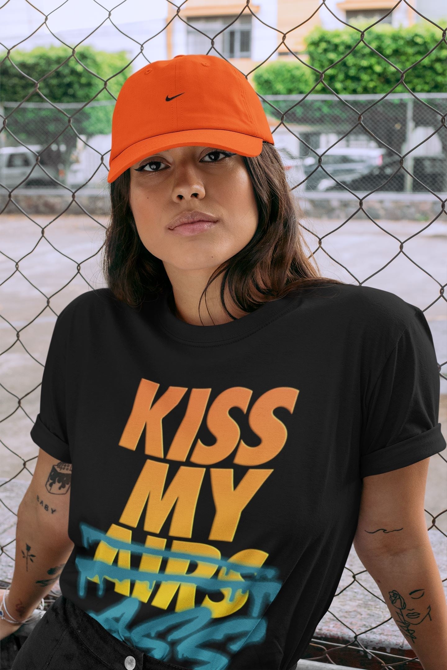 Kiss My Ass Unisex Tops - Yeezy 700 Sun