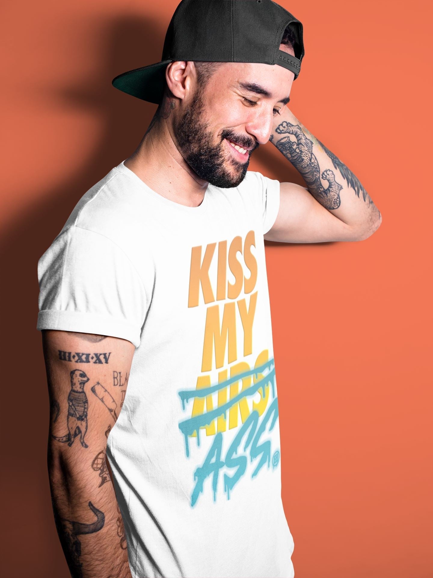 Kiss My Ass Unisex Tops - Yeezy 700 Sun