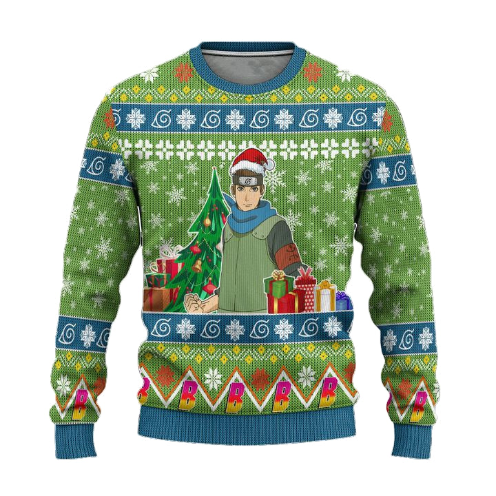 Konohamaru Sarutobi Anime Ugly Christmas Sweater Custom Boruto Xmas Gift ? Usalast