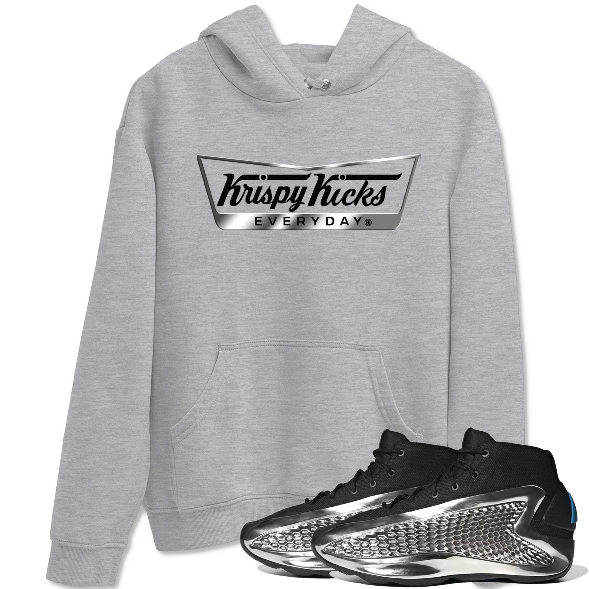 Krispy Kicks Sneaker Tees - AE 1 Silver Metallic
