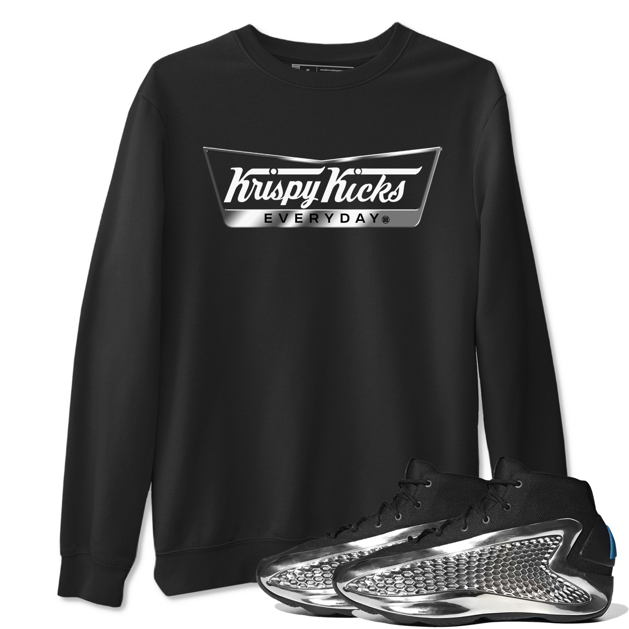 Krispy Kicks Sneaker Tees - AE 1 Silver Metallic