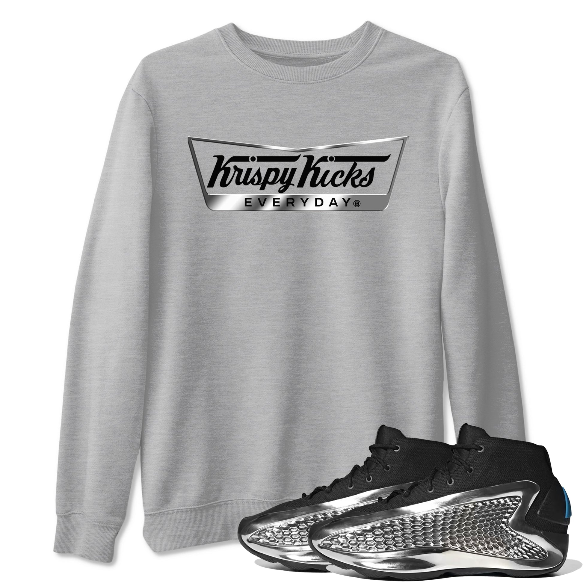 Krispy Kicks Sneaker Tees - AE 1 Silver Metallic