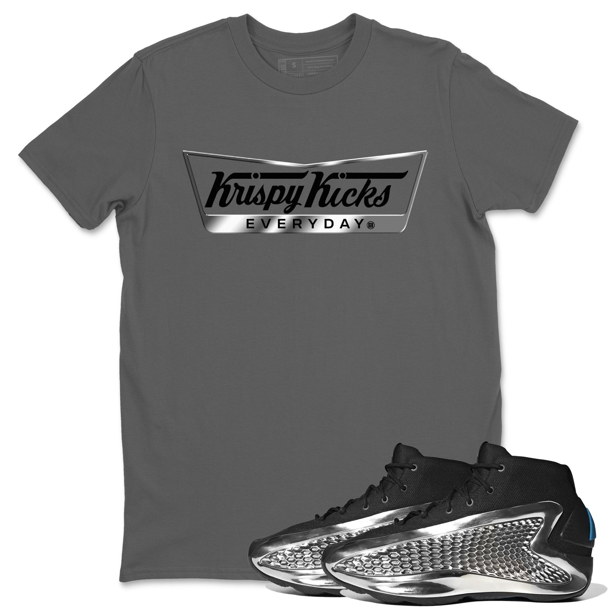 Krispy Kicks Sneaker Tees - AE 1 Silver Metallic