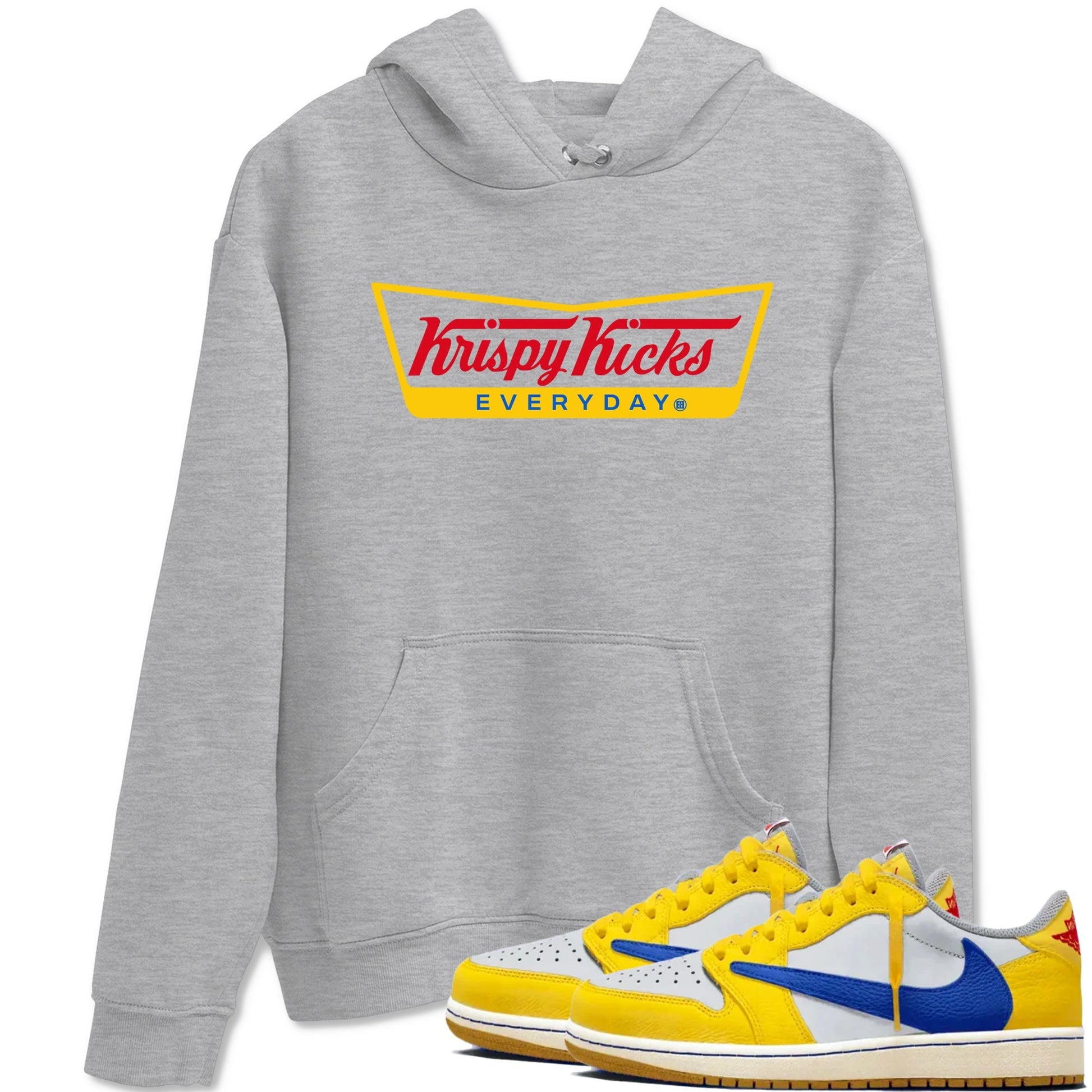 Krispy Kicks Sneaker Tees - Air Jordan 1 Travis Scott Canary