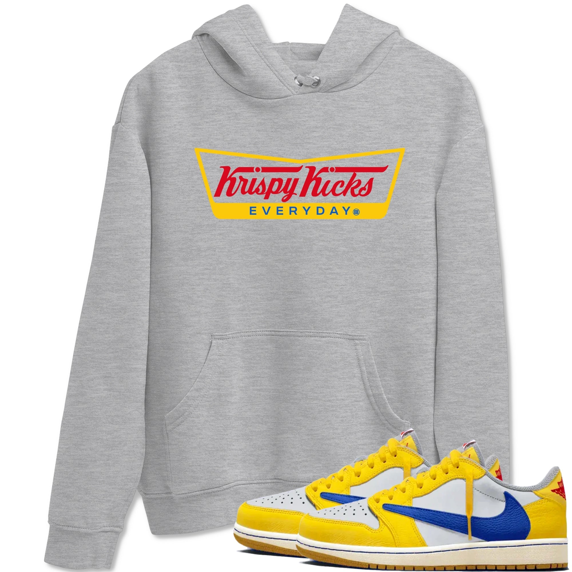 Krispy Kicks Sneaker Tees - Air Jordan 1 Travis Scott Canary