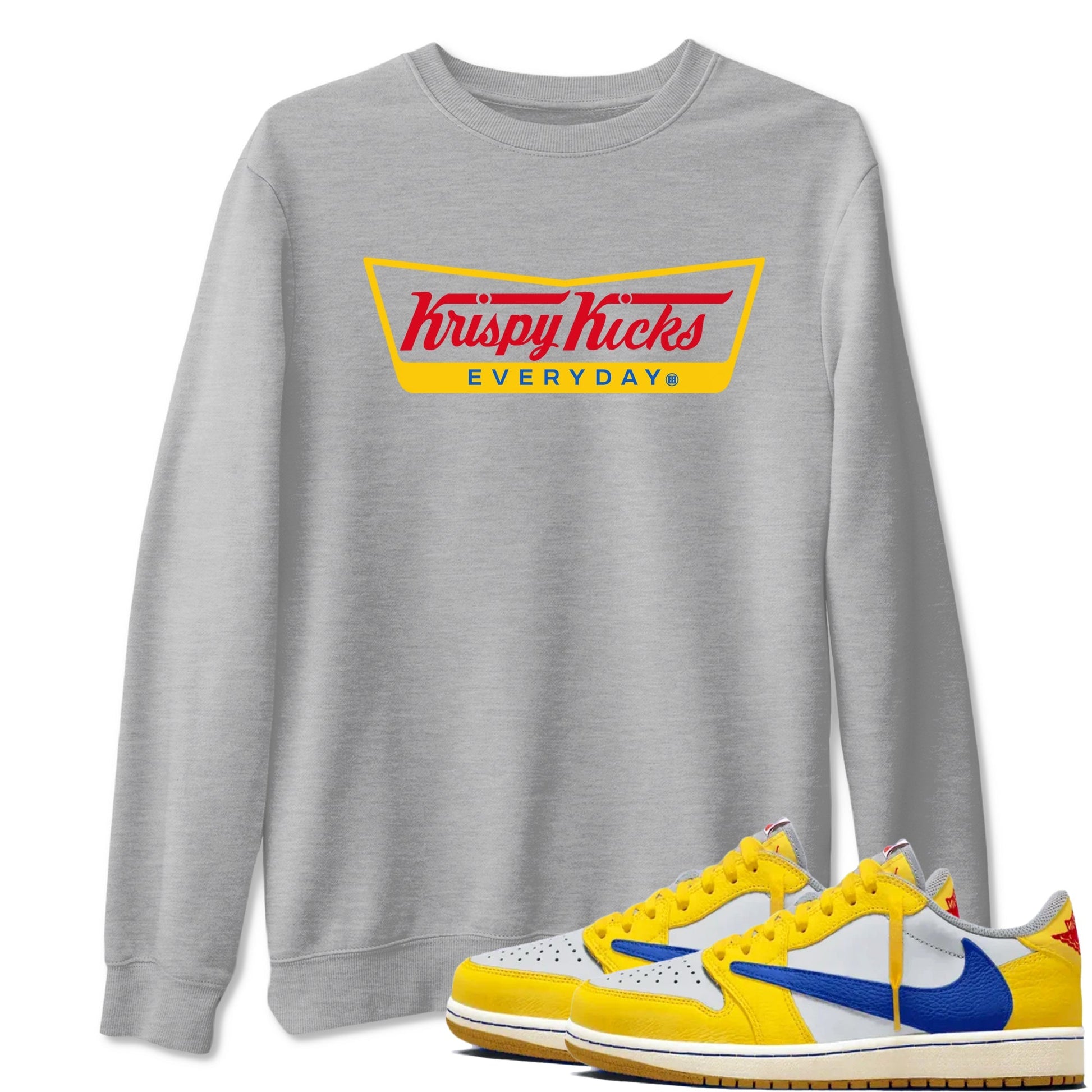 Krispy Kicks Sneaker Tees - Air Jordan 1 Travis Scott Canary