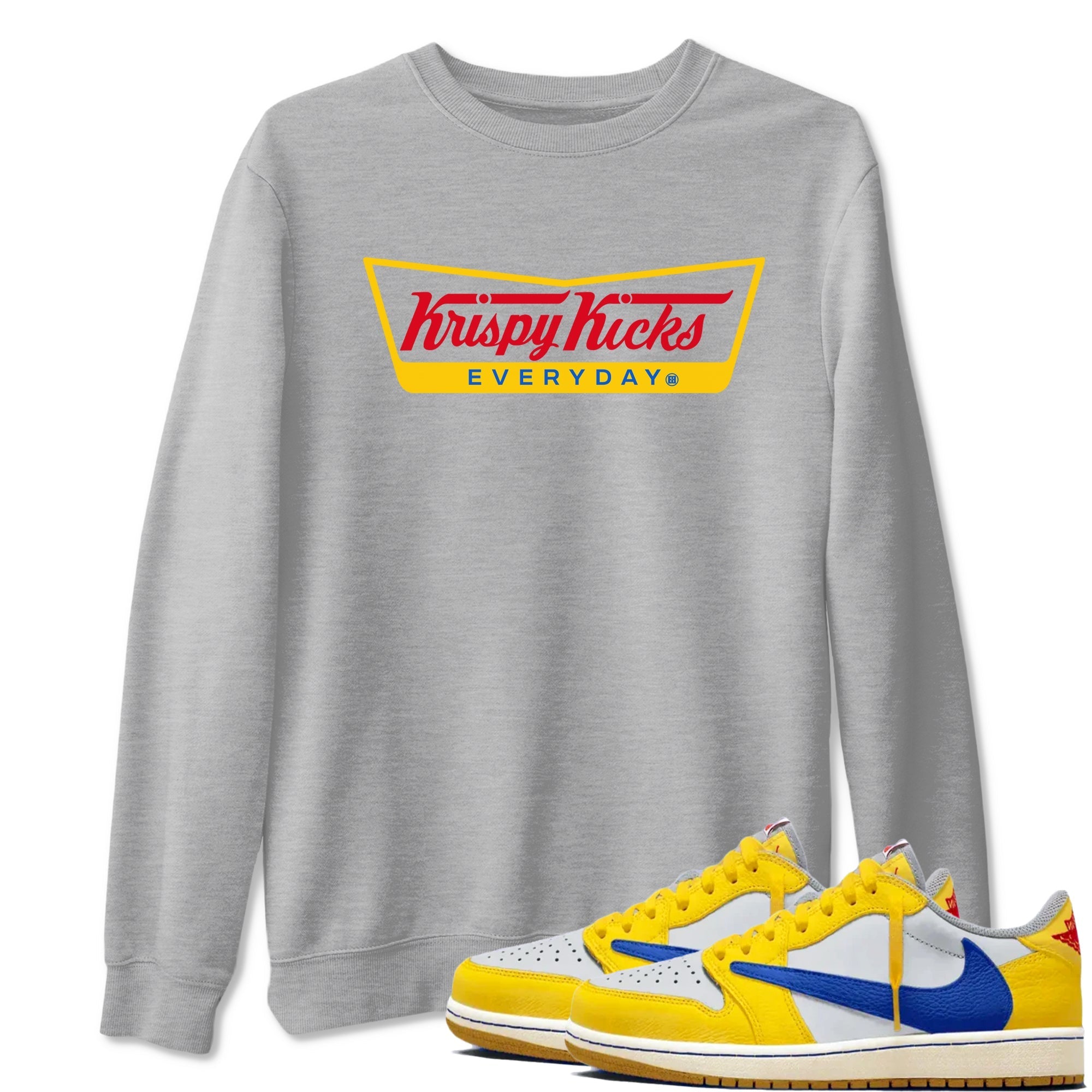 Krispy Kicks Sneaker Tees - Air Jordan 1 Travis Scott Canary