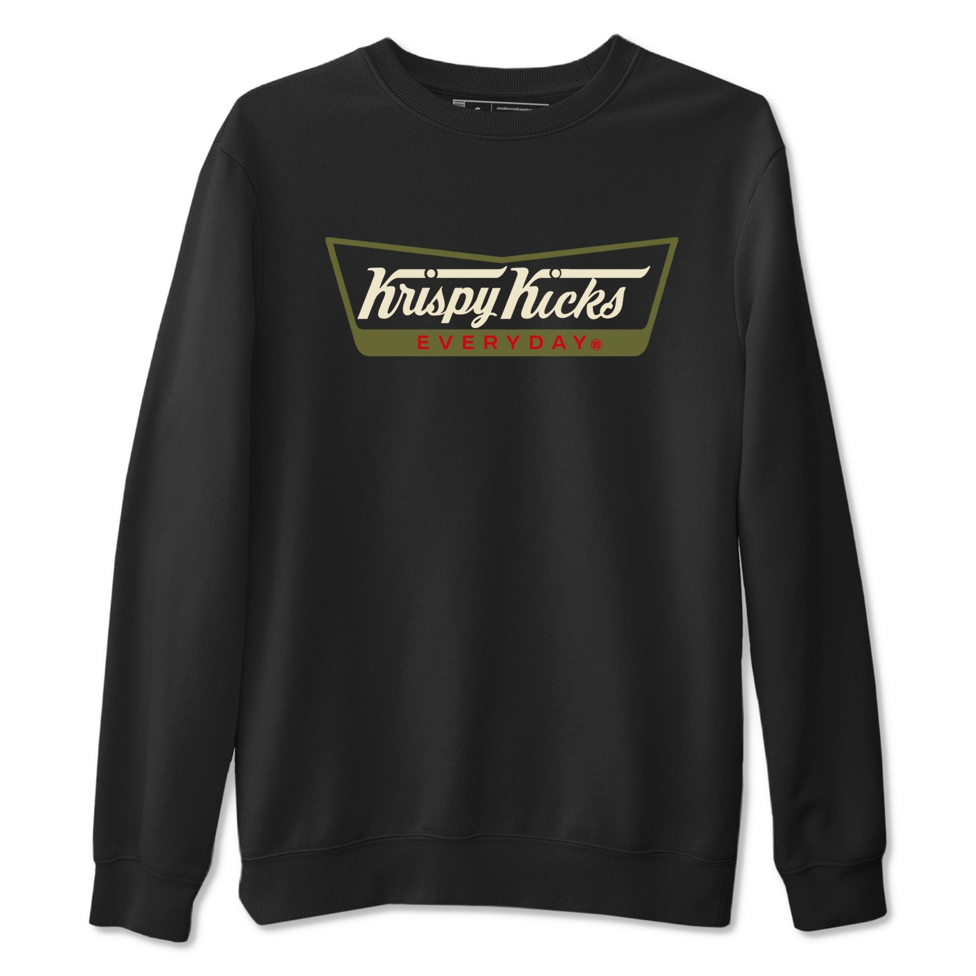 Krispy Kicks Sneaker Tees - Air Jordan 1 Travis Scott Medium Olive