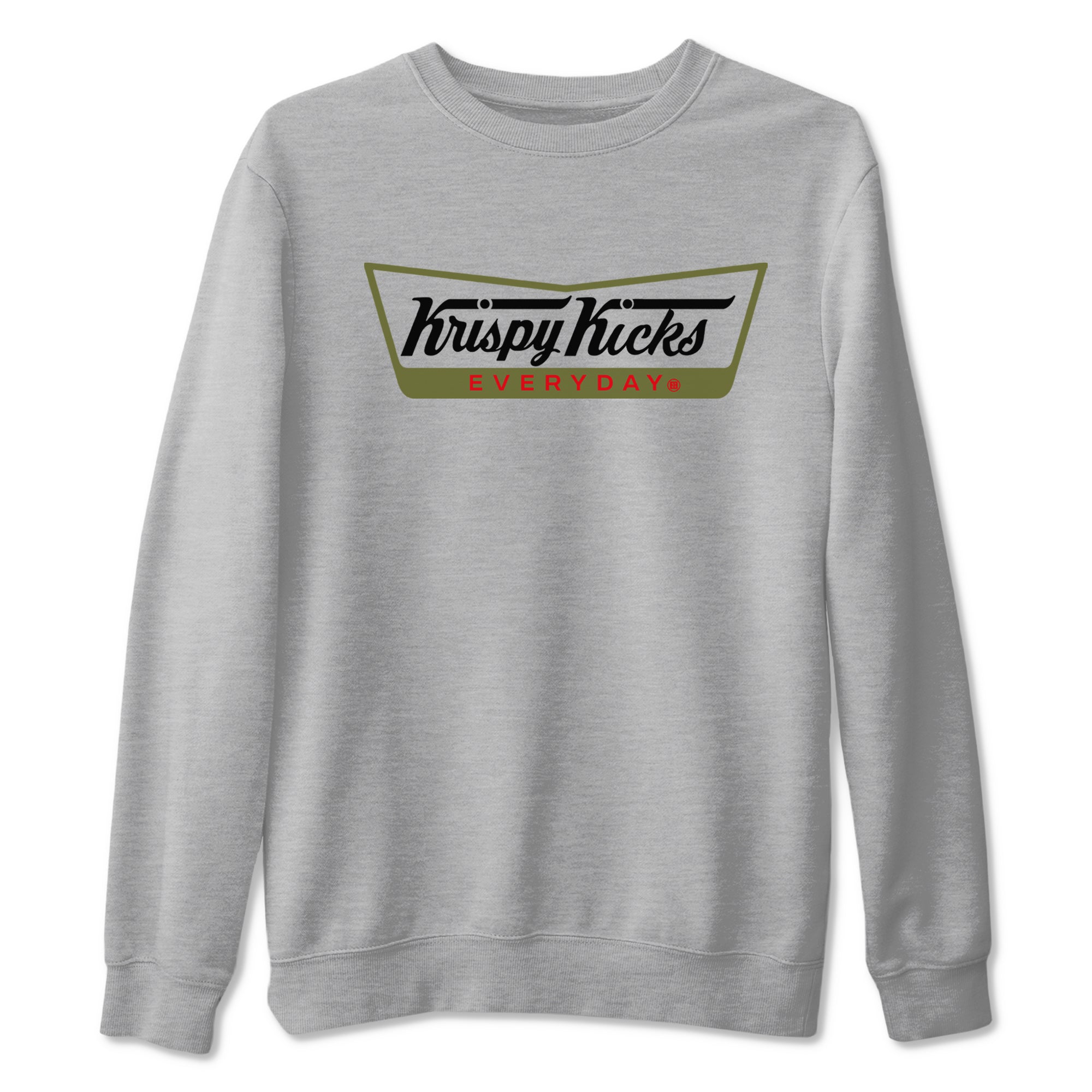 Krispy Kicks Sneaker Tees - Air Jordan 1 Travis Scott Medium Olive