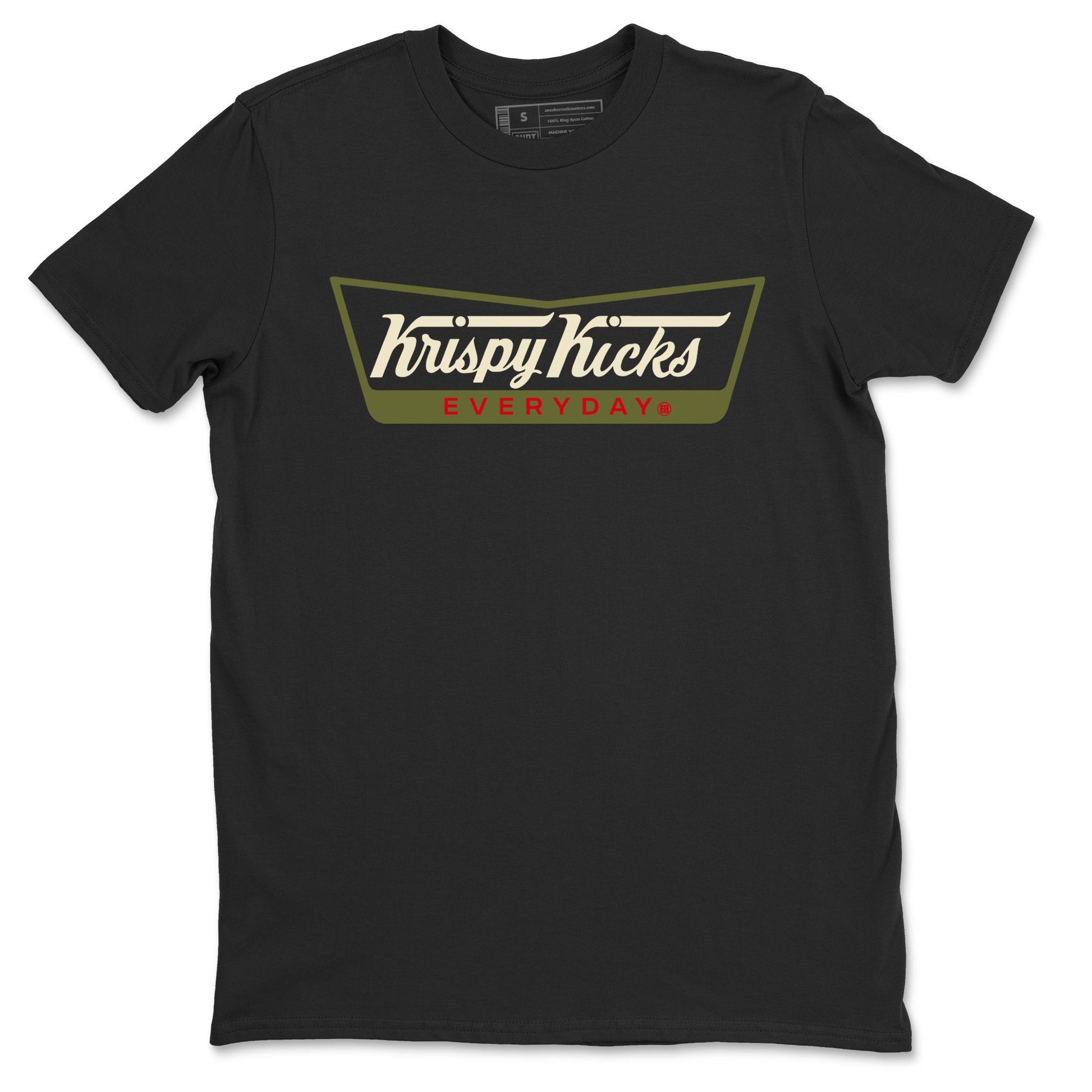 Krispy Kicks Sneaker Tees - Air Jordan 1 Travis Scott Medium Olive
