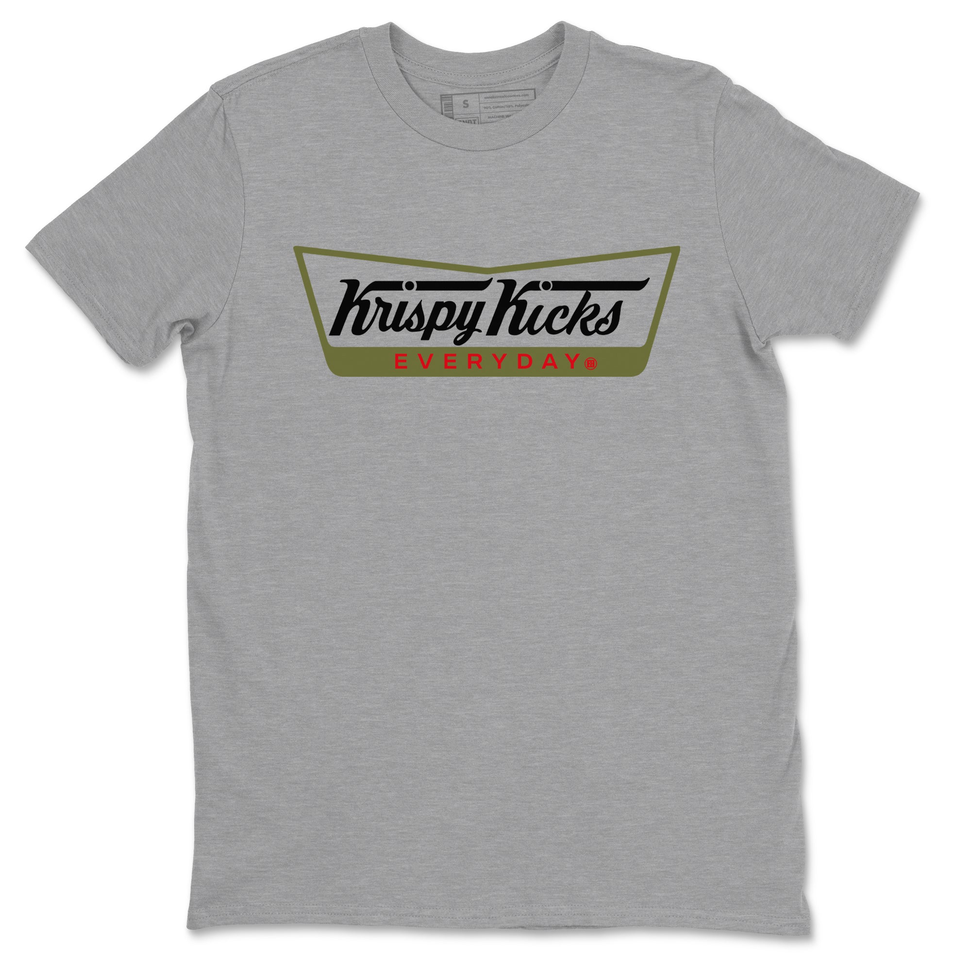 Krispy Kicks Sneaker Tees - Air Jordan 1 Travis Scott Medium Olive
