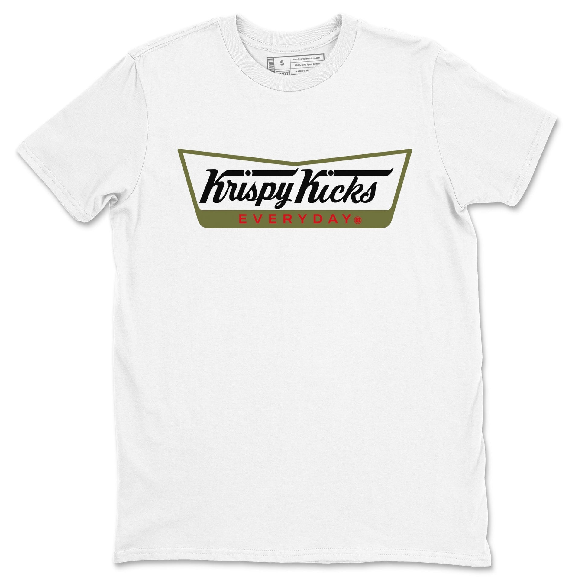 Krispy Kicks Sneaker Tees - Air Jordan 1 Travis Scott Medium Olive