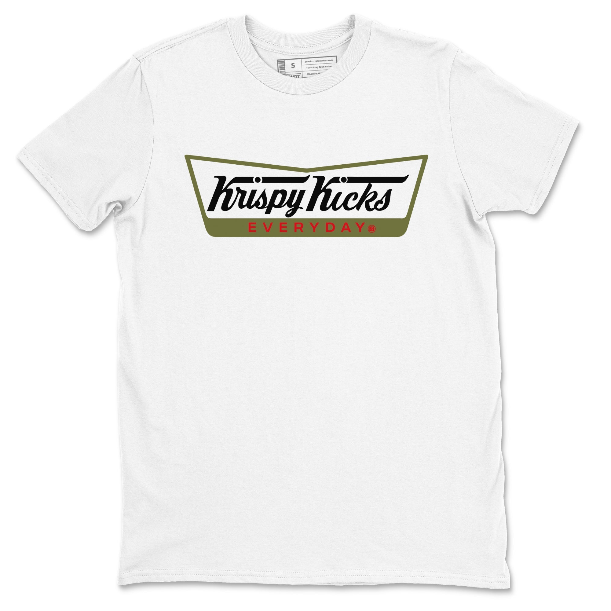 Krispy Kicks Sneaker Tees - Air Jordan 1 Travis Scott Medium Olive