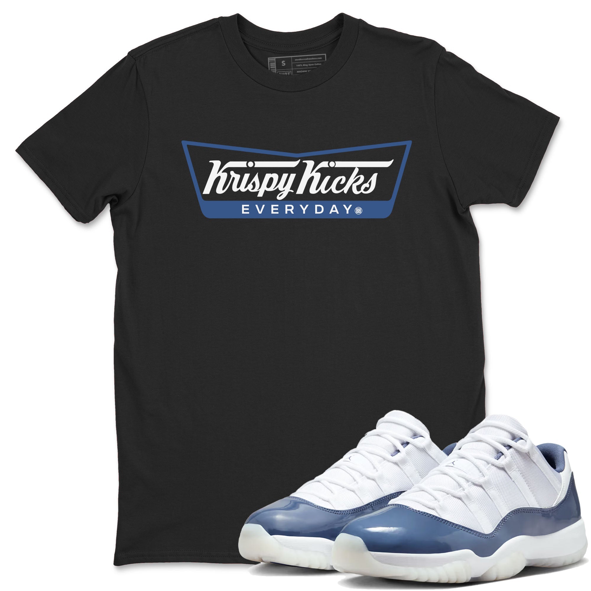 Krispy Kicks Sneaker Tees - Air Jordan 11 Diffused Blue