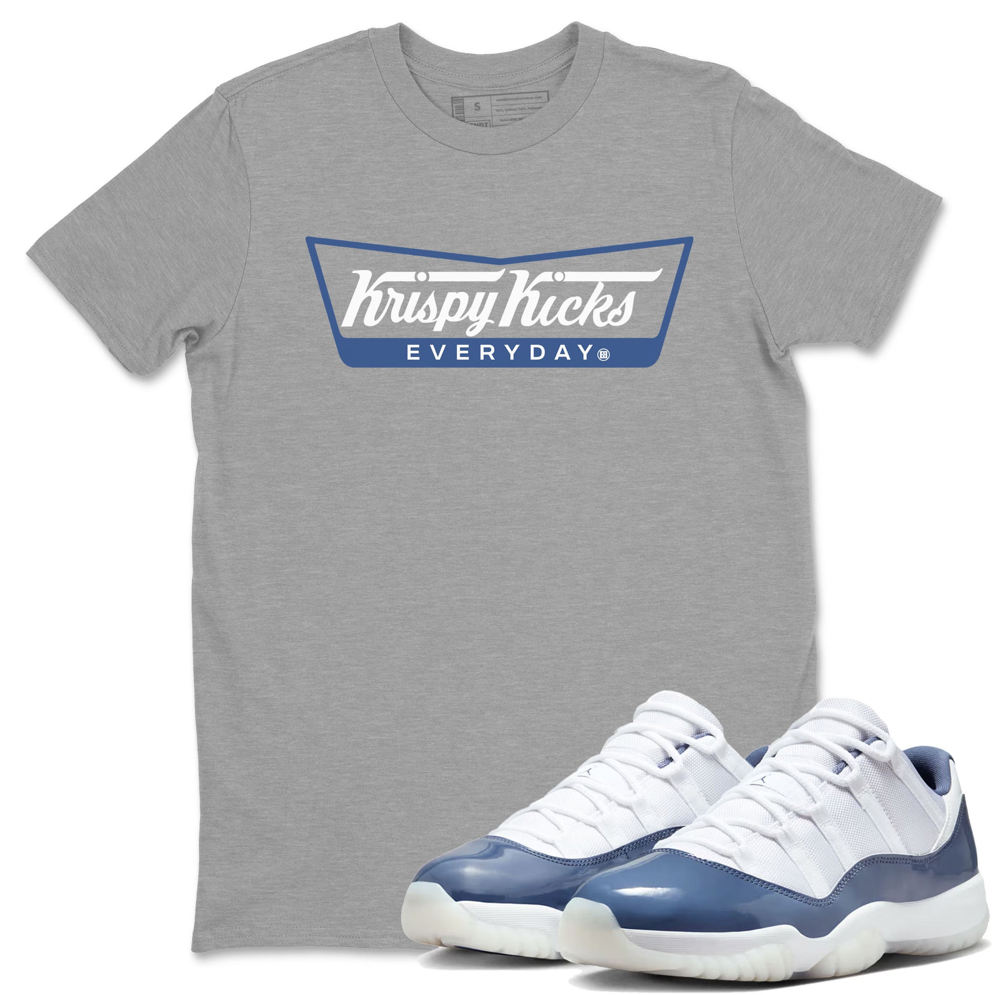 Krispy Kicks Sneaker Tees - Air Jordan 11 Diffused Blue