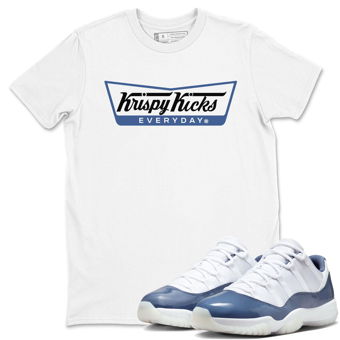 Krispy Kicks Sneaker Tees - Air Jordan 11 Diffused Blue