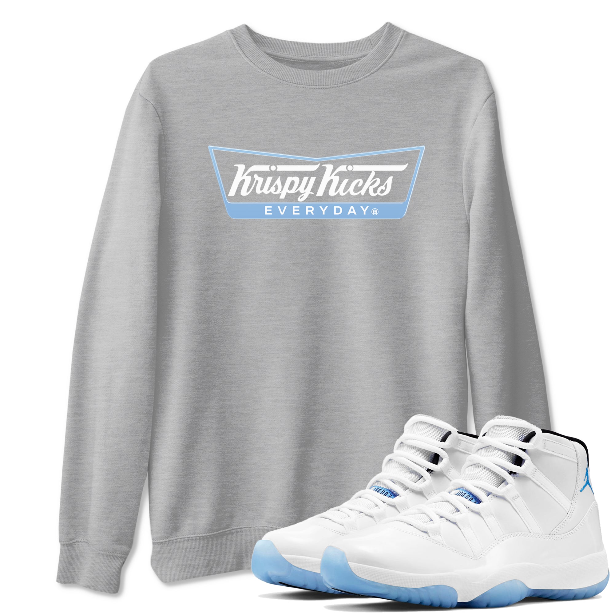 Krispy Kicks Sneaker Tees - Air Jordan 11 Legend Blue