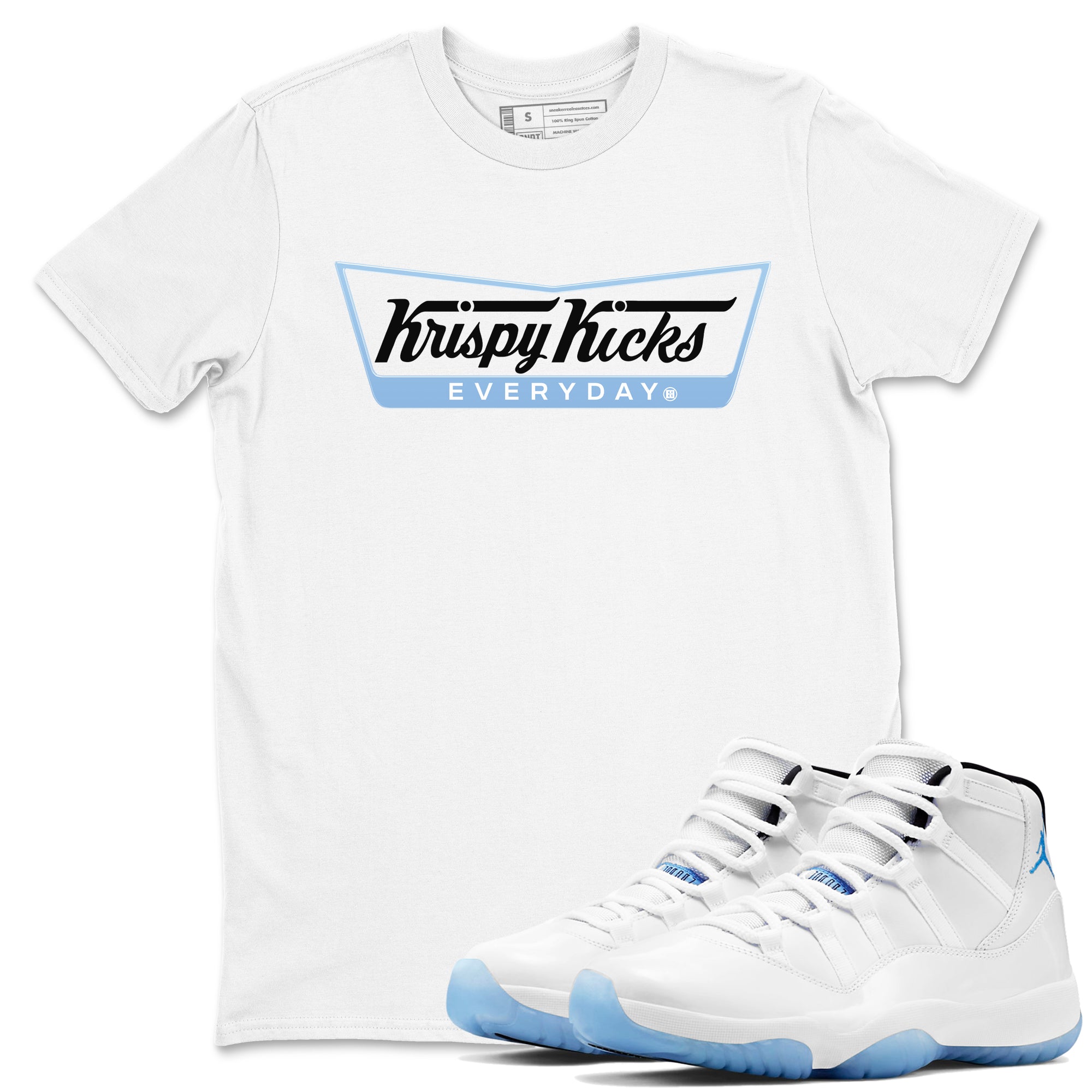 Krispy Kicks Sneaker Tees - Air Jordan 11 Legend Blue