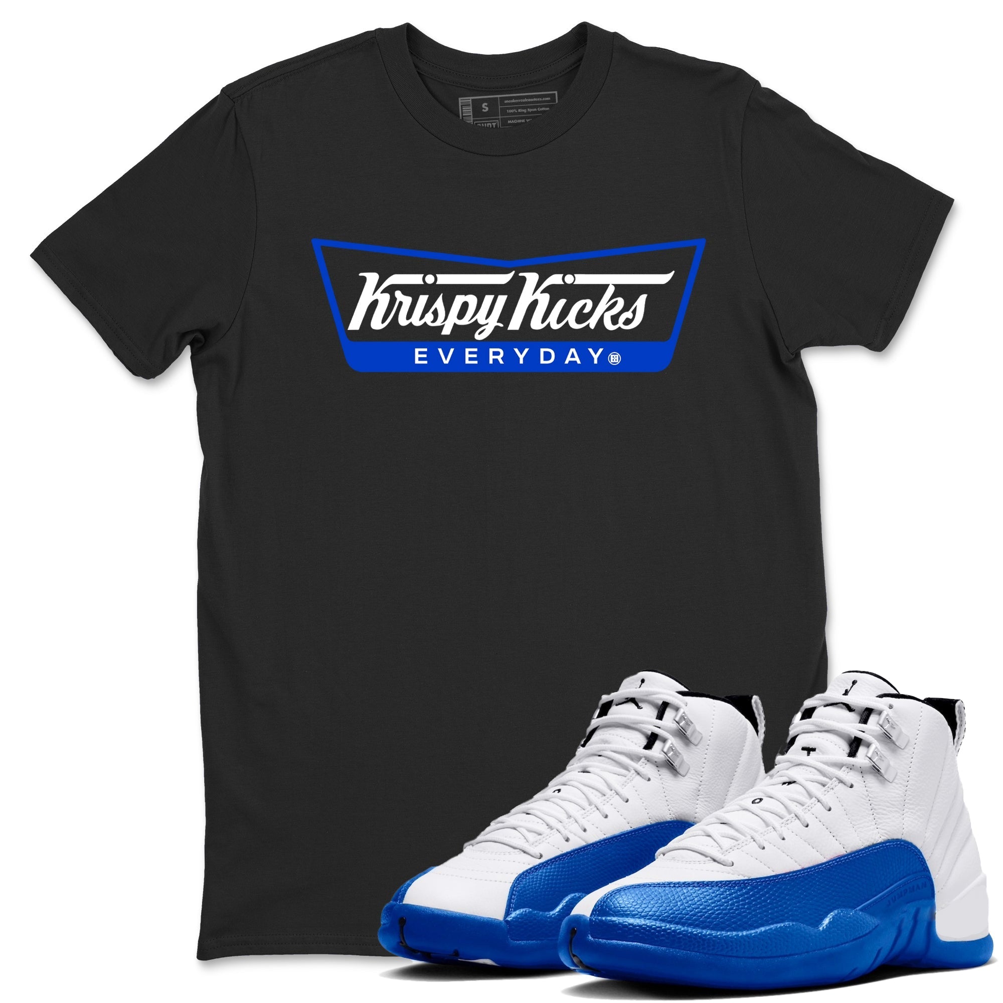 Krispy Kicks Sneaker Tees - Air Jordan 12 Blueberry