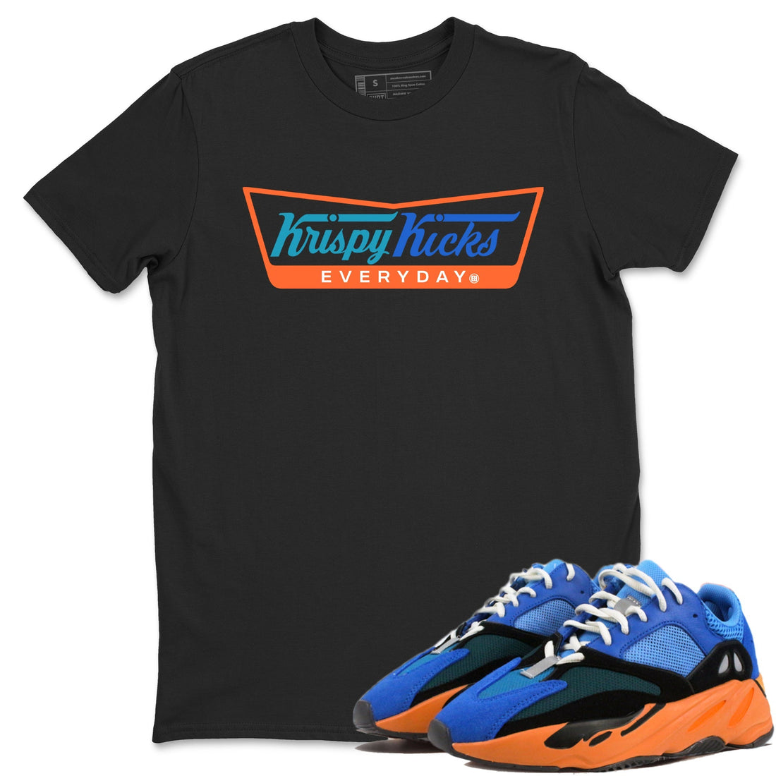 Krispy Kicks Sneaker Tees - Yeezy 700 Bright Blue