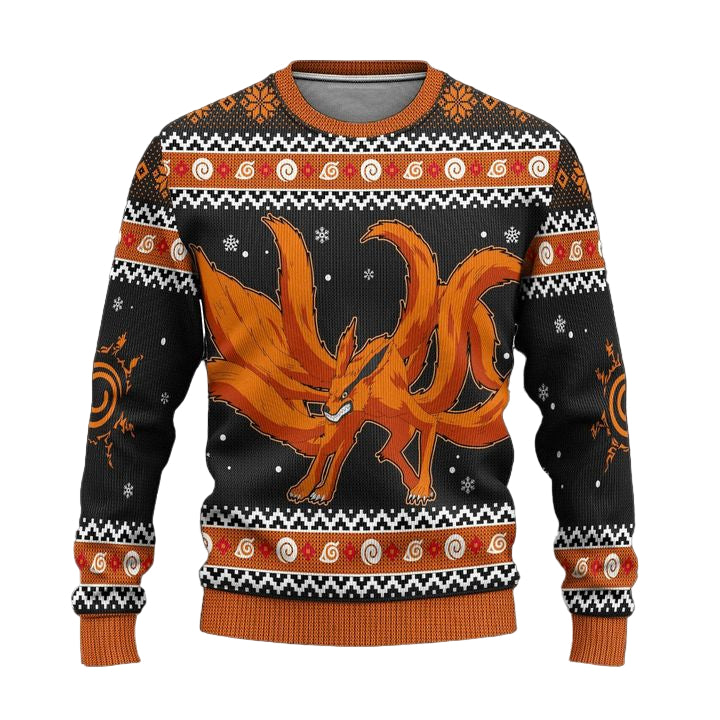 Kurama Naruto Anime Ugly Christmas Sweater Xmas Gift ? Usalast