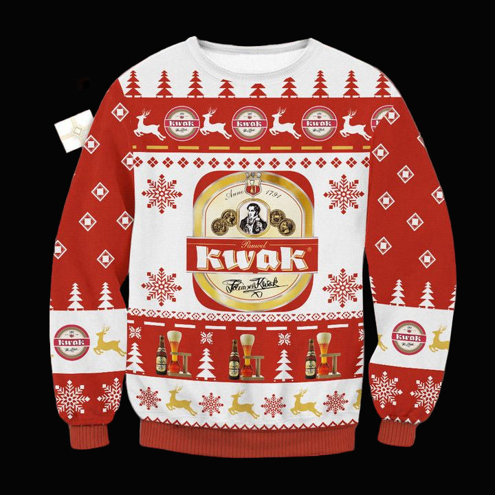 Kwak Beer Ugly Christmas Sweater 2022 ? Usalast
