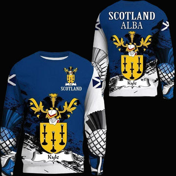 Kyle Scottish Family Crest Scotland Special Sweater A7 ? Usalast