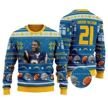 Ladainian Tomlinson Los Angeles Chargers Nfl Christmas Sweater ? Usalast