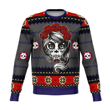 Lady Dead Day Meme 2022 Design 3d Ugly Christmas Sweater ? Usalast
