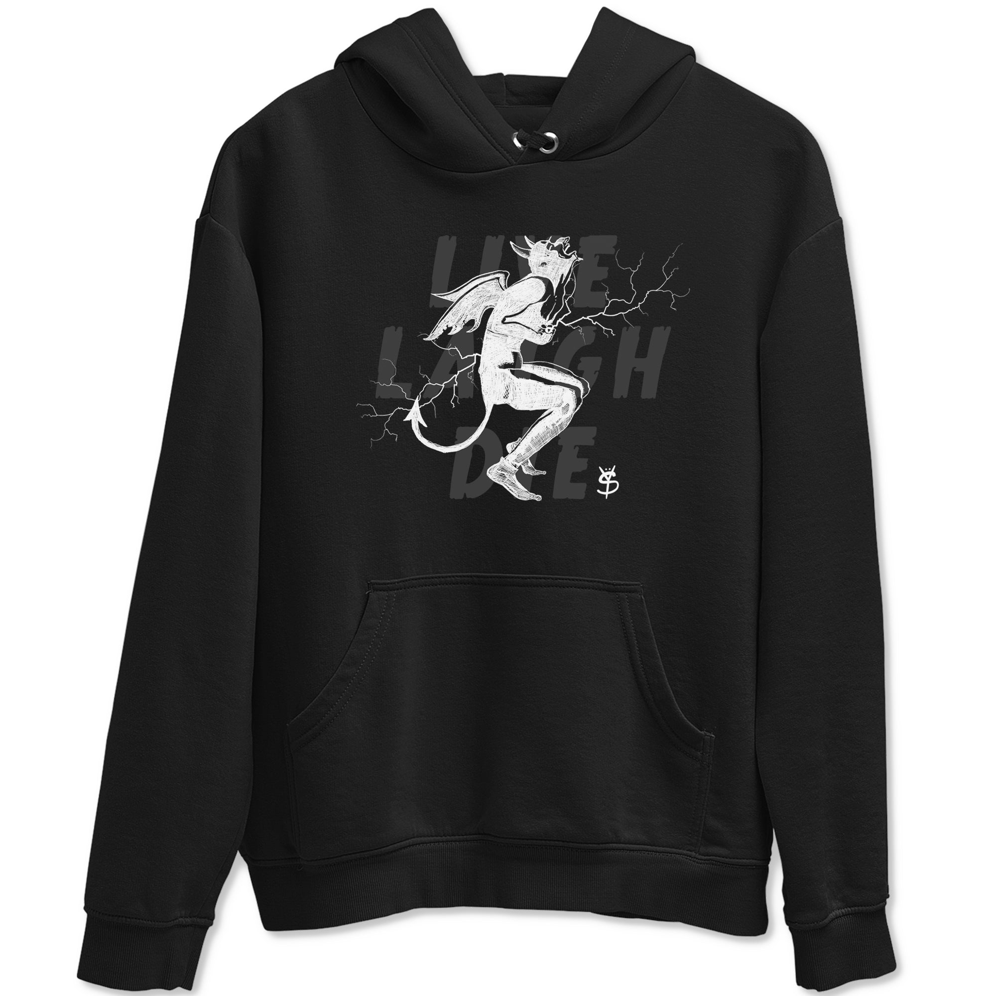 Laughing Devil Sneaker Tees - Air Jordan 4 White Thunder