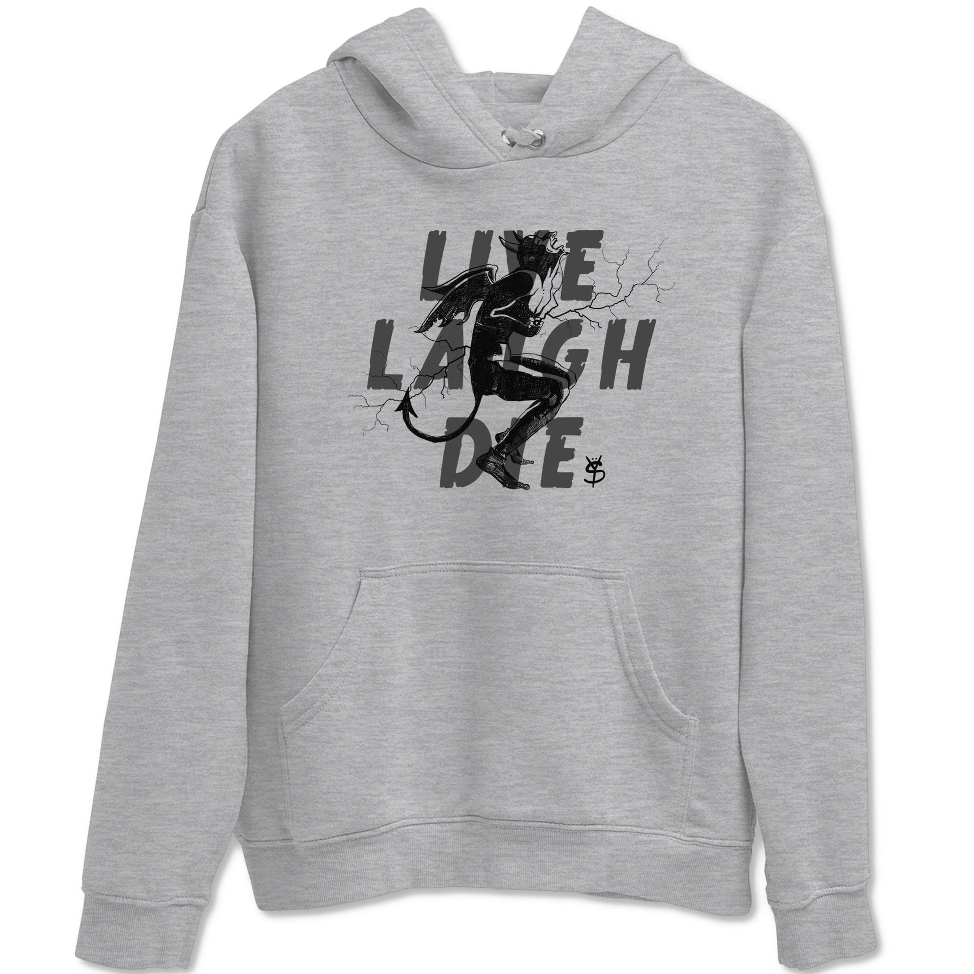 Laughing Devil Sneaker Tees - Air Jordan 4 White Thunder