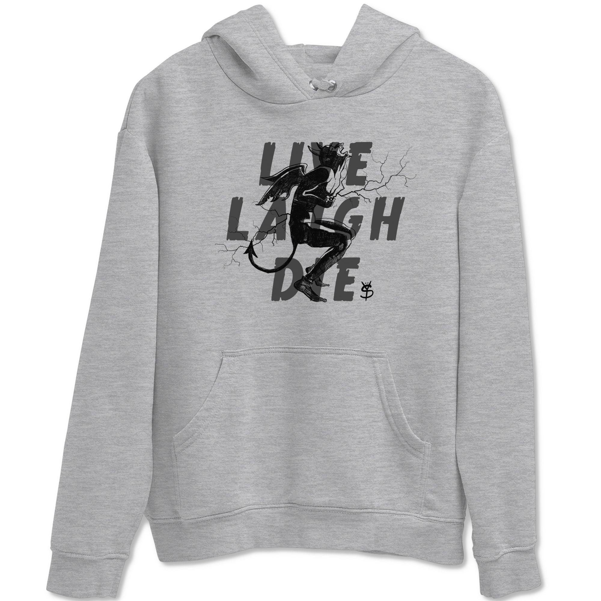 Laughing Devil Sneaker Tees - Air Jordan 4 White Thunder
