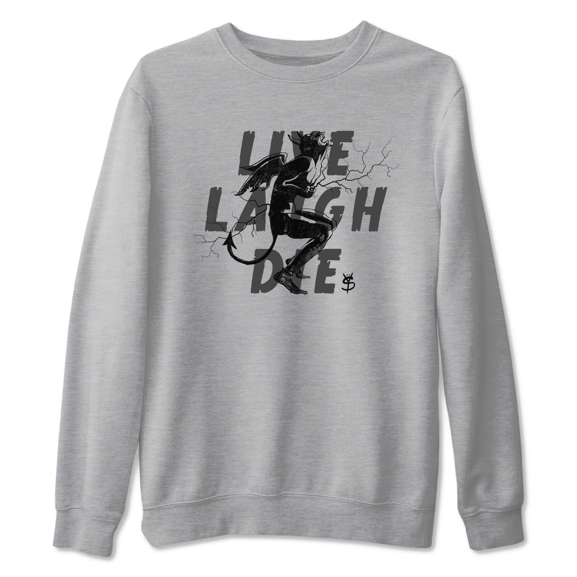 Laughing Devil Sneaker Tees - Air Jordan 4 White Thunder