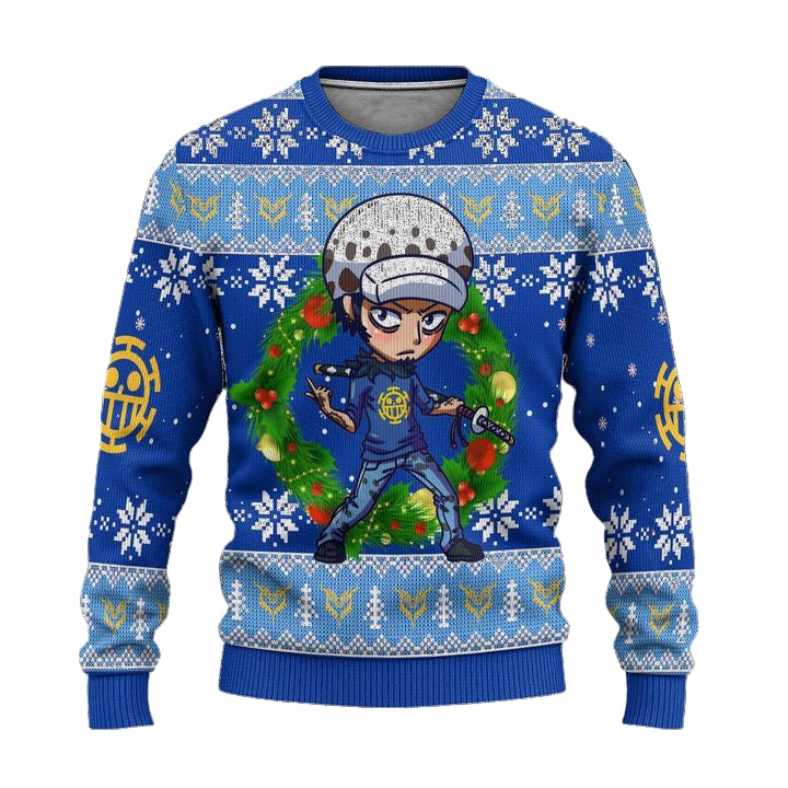 Law One Piece Anime Ugly Christmas Sweater Xmas Gift ? Usalast