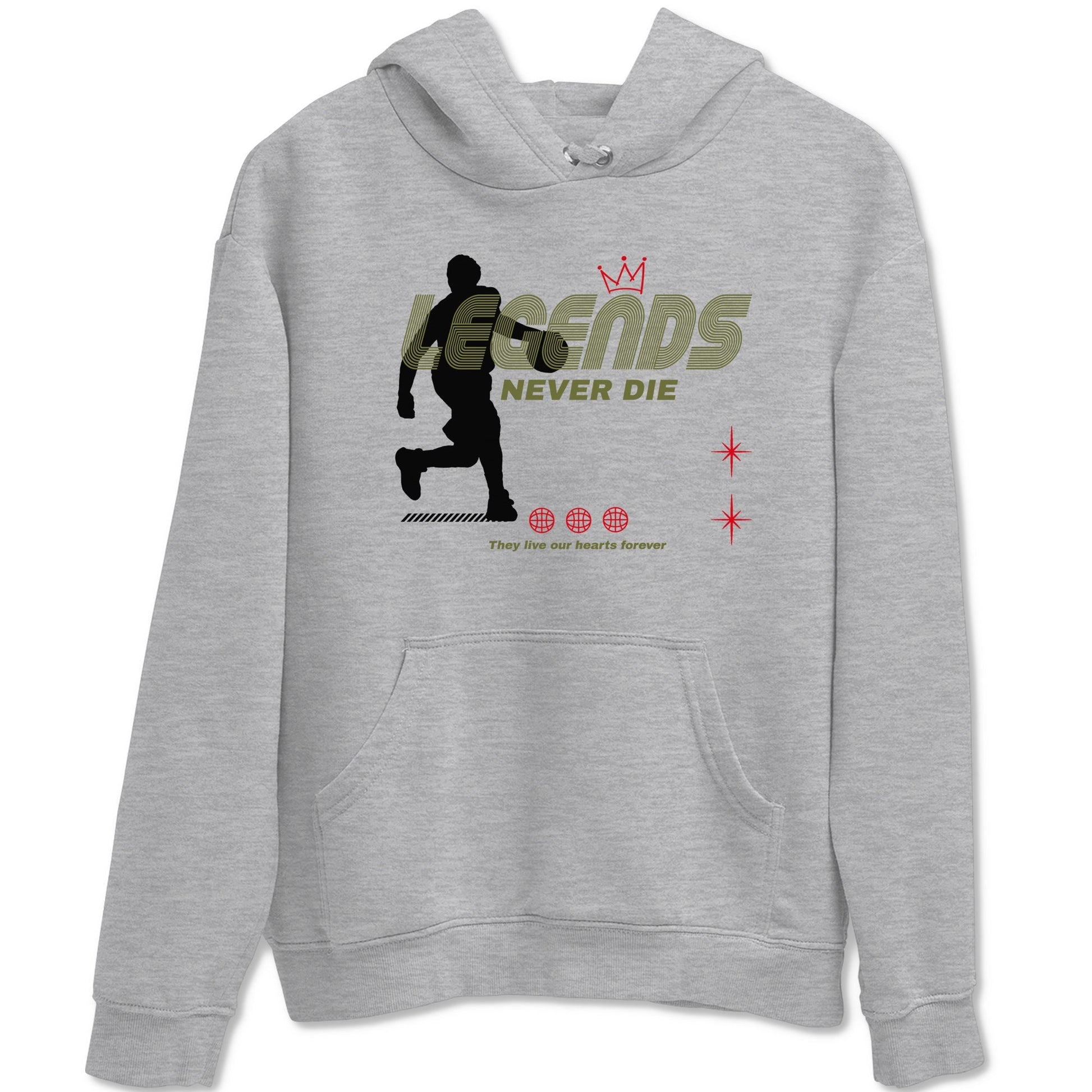 Legends Never Die Sneaker Tees - Air Jordan 1 Travis Scott Medium Olive