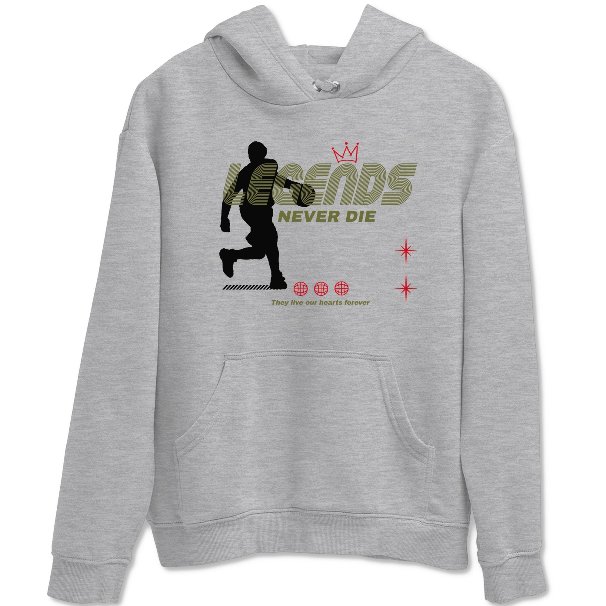 Legends Never Die Sneaker Tees - Air Jordan 1 Travis Scott Medium Olive