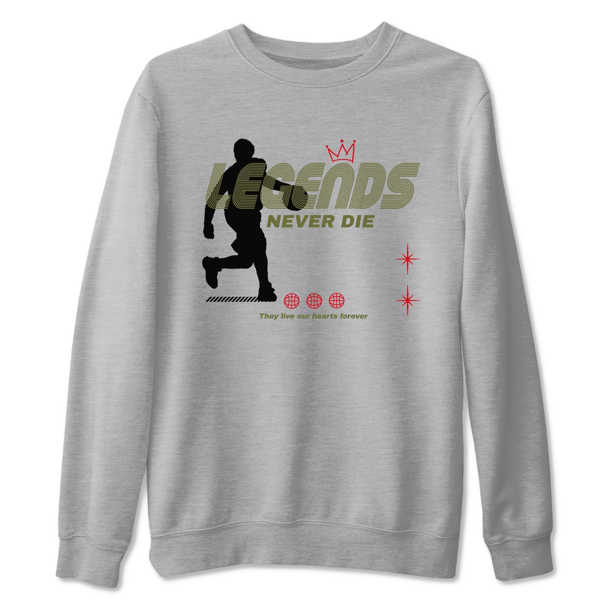 Legends Never Die Sneaker Tees - Air Jordan 1 Travis Scott Medium Olive