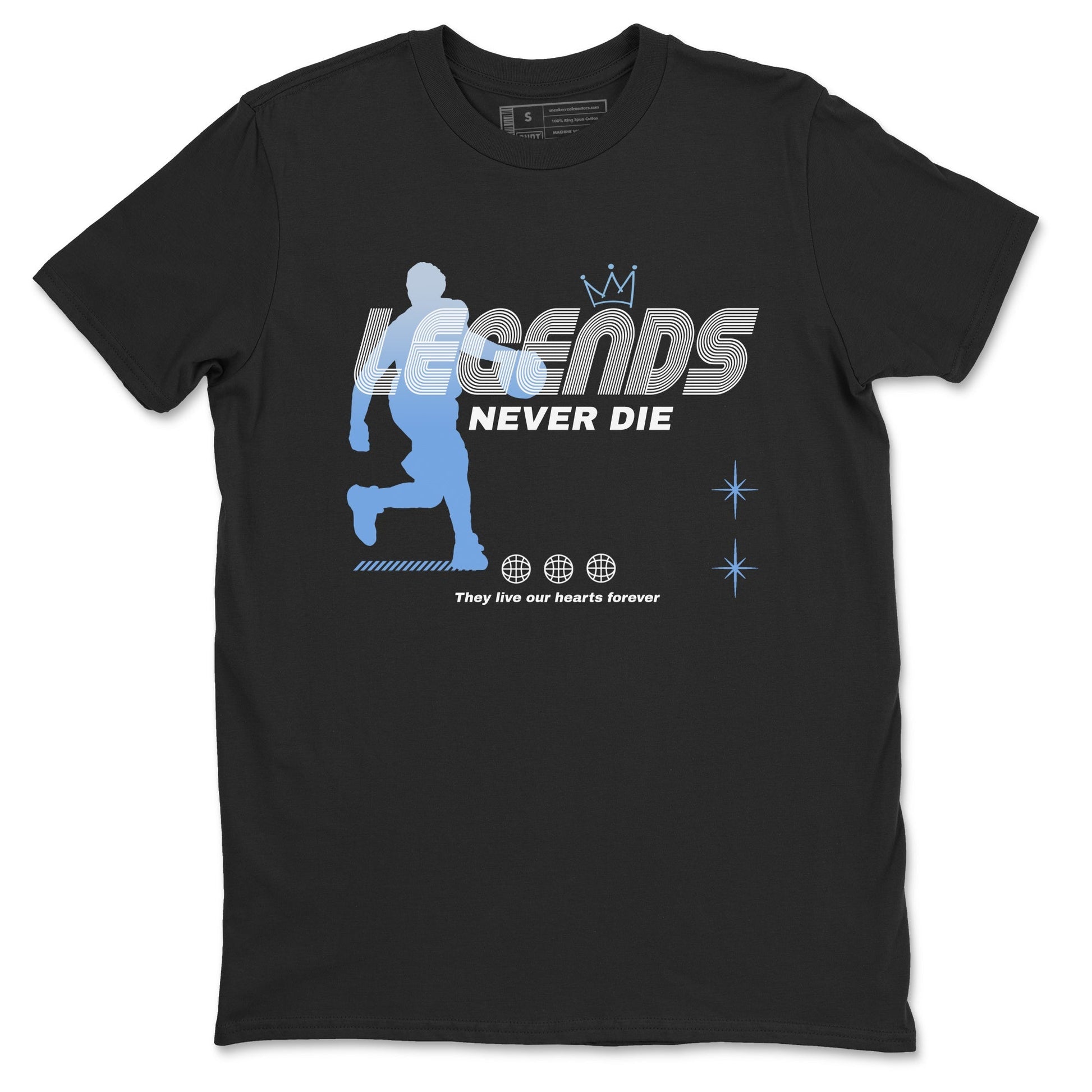 Legends Never Die Sneaker Tees - Air Jordan 11 Legend Blue