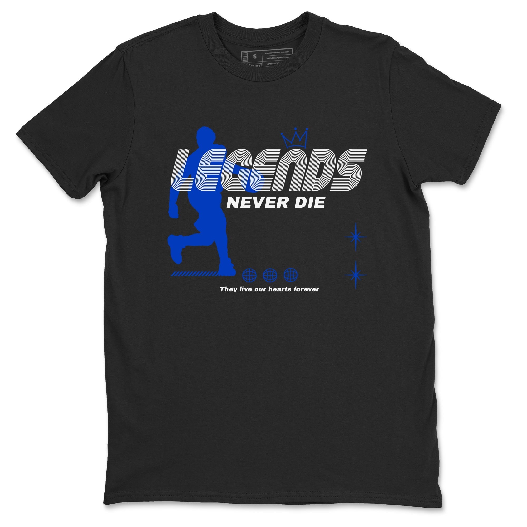 Legends Never Die Sneaker Tees - Air Jordan 12 Blueberry